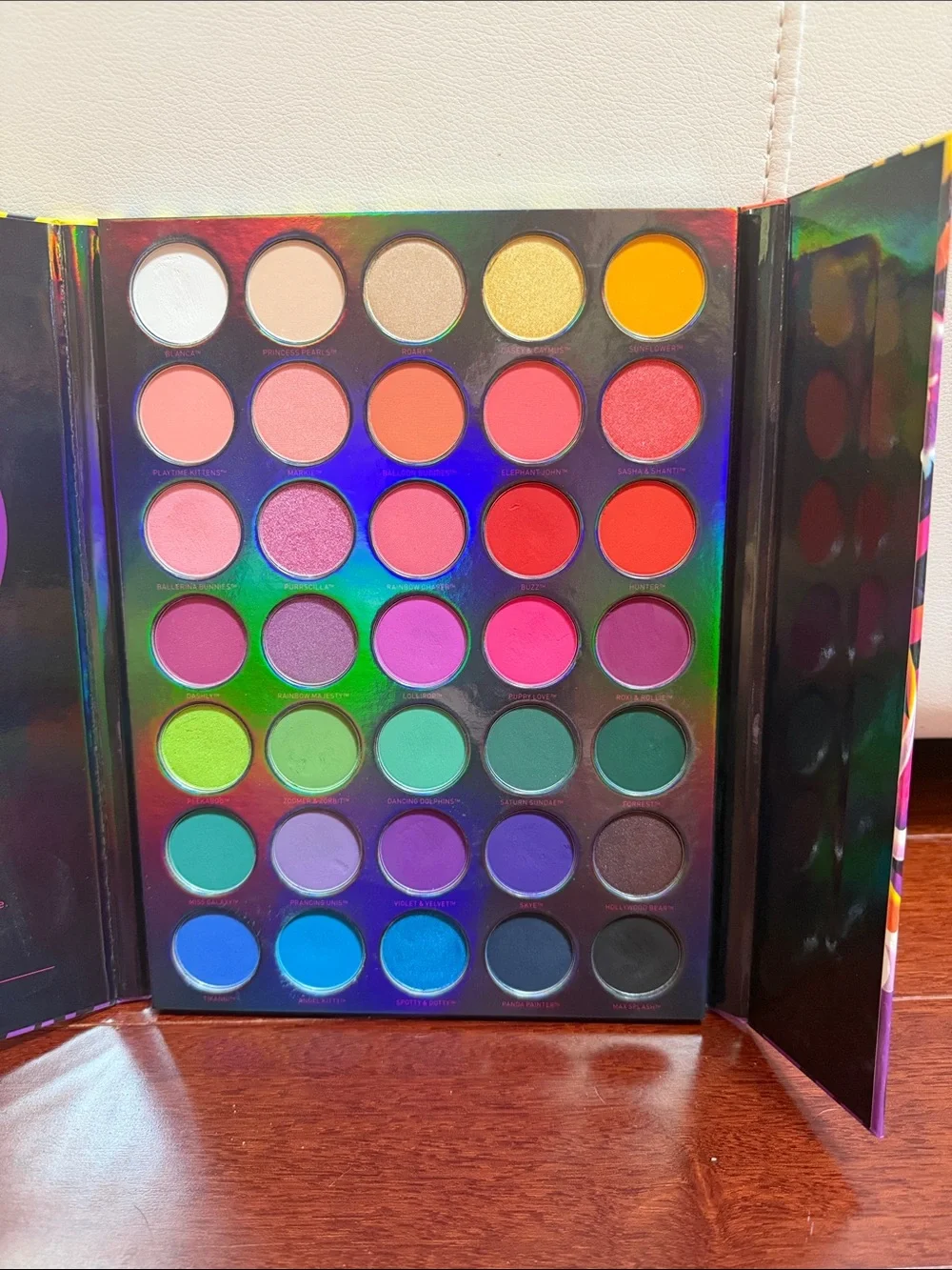 Lisa Frank x Morphe Eyeshadow Palette 35 colors Forrest the Tiger